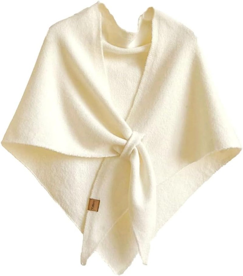 Upbull Winter Shawl Wraps Women Knitted Shawls and Wraps Cardigan Cape Wool Pashmina Shoulder Top Sweater Shawl Scarf 2025 - Image 1